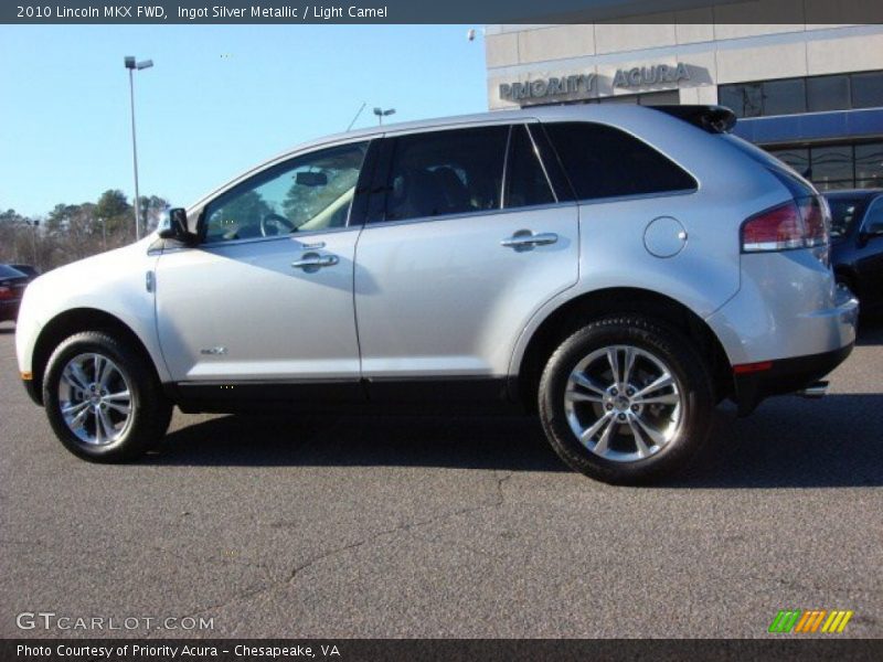 Ingot Silver Metallic / Light Camel 2010 Lincoln MKX FWD