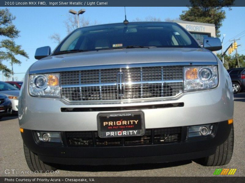 Ingot Silver Metallic / Light Camel 2010 Lincoln MKX FWD