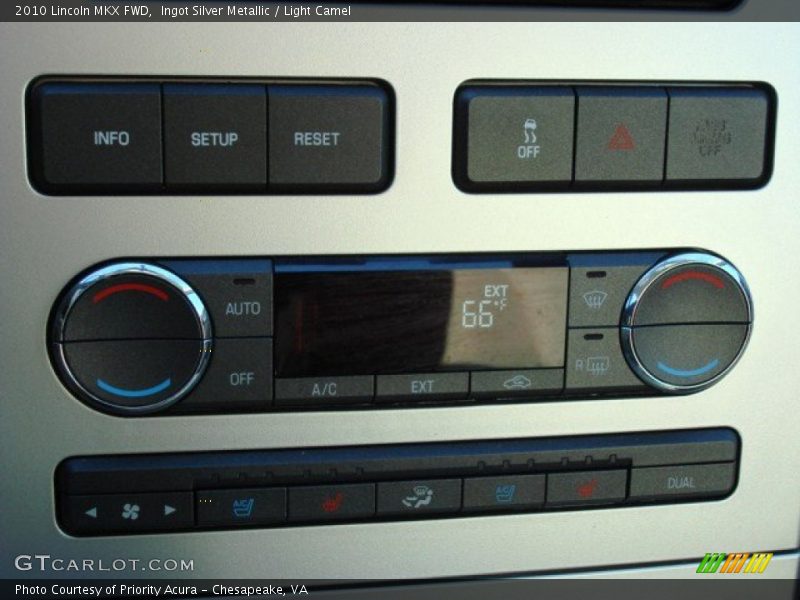 Ingot Silver Metallic / Light Camel 2010 Lincoln MKX FWD