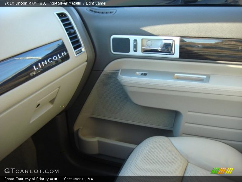 Ingot Silver Metallic / Light Camel 2010 Lincoln MKX FWD