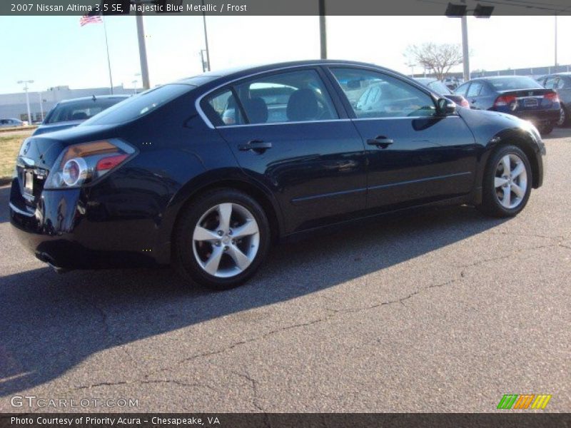 Majestic Blue Metallic / Frost 2007 Nissan Altima 3.5 SE
