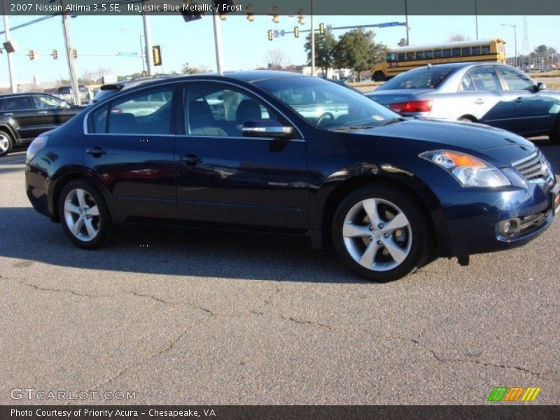 Majestic Blue Metallic / Frost 2007 Nissan Altima 3.5 SE