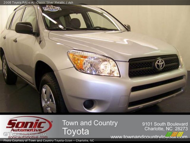 Classic Silver Metallic / Ash 2008 Toyota RAV4 I4