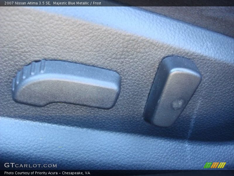 Majestic Blue Metallic / Frost 2007 Nissan Altima 3.5 SE