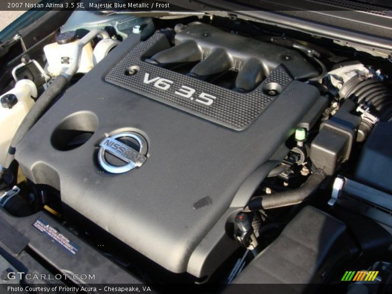 Majestic Blue Metallic / Frost 2007 Nissan Altima 3.5 SE