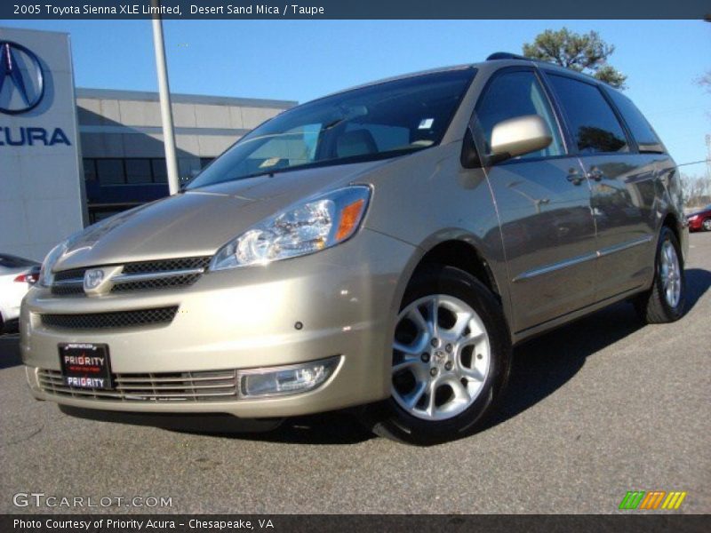 Desert Sand Mica / Taupe 2005 Toyota Sienna XLE Limited