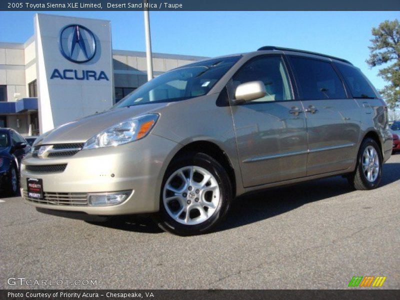 Desert Sand Mica / Taupe 2005 Toyota Sienna XLE Limited