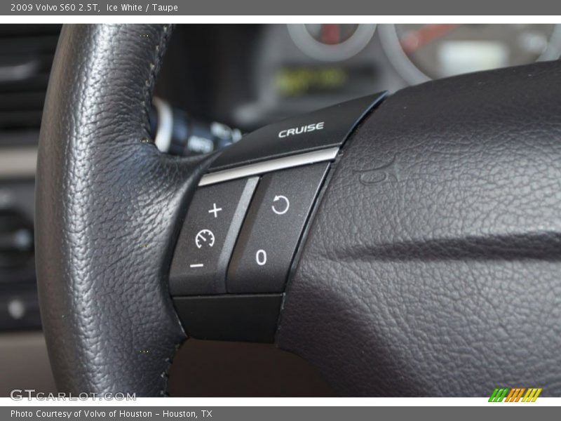 Ice White / Taupe 2009 Volvo S60 2.5T