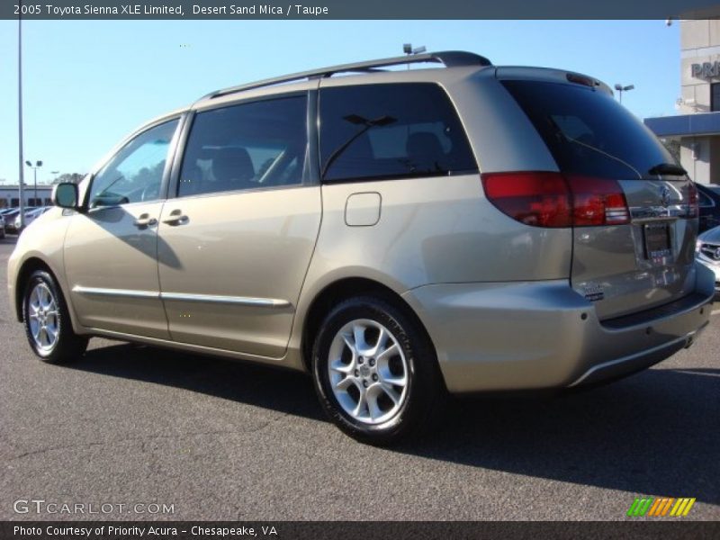 Desert Sand Mica / Taupe 2005 Toyota Sienna XLE Limited
