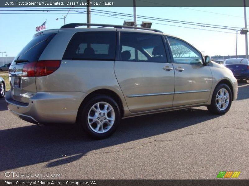 Desert Sand Mica / Taupe 2005 Toyota Sienna XLE Limited