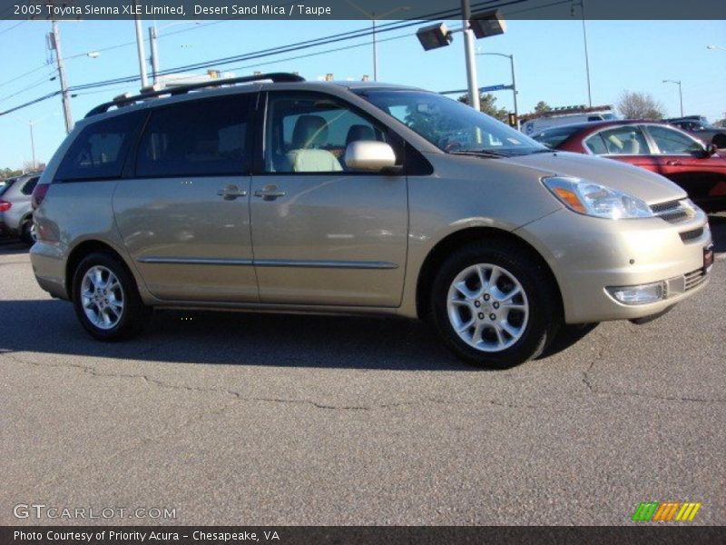 Desert Sand Mica / Taupe 2005 Toyota Sienna XLE Limited