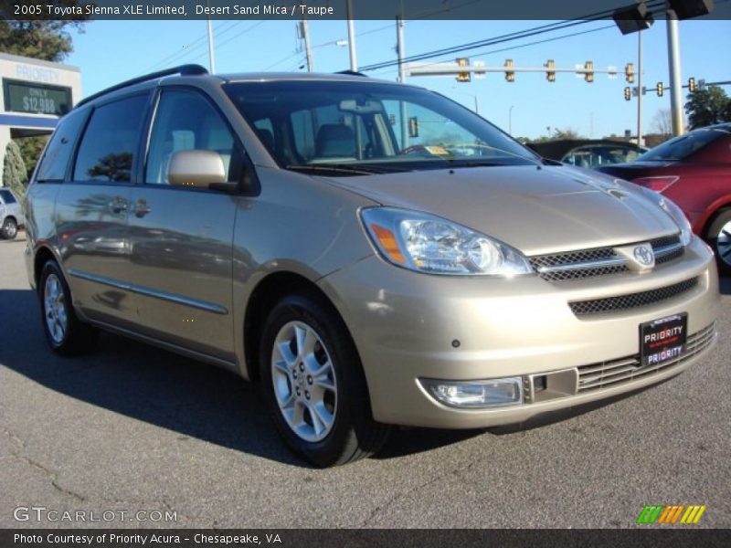 Desert Sand Mica / Taupe 2005 Toyota Sienna XLE Limited