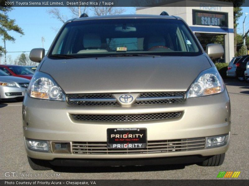 Desert Sand Mica / Taupe 2005 Toyota Sienna XLE Limited