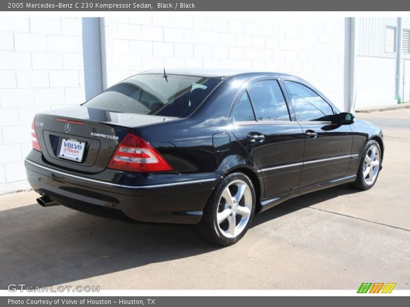 Black / Black 2005 Mercedes-Benz C 230 Kompressor Sedan