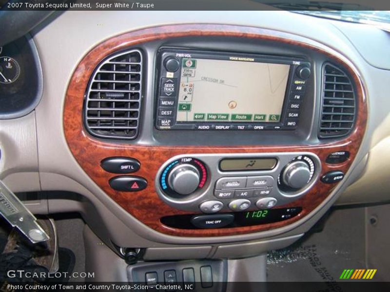 Super White / Taupe 2007 Toyota Sequoia Limited