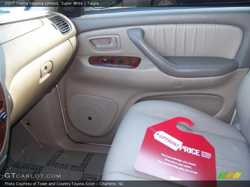 Super White / Taupe 2007 Toyota Sequoia Limited