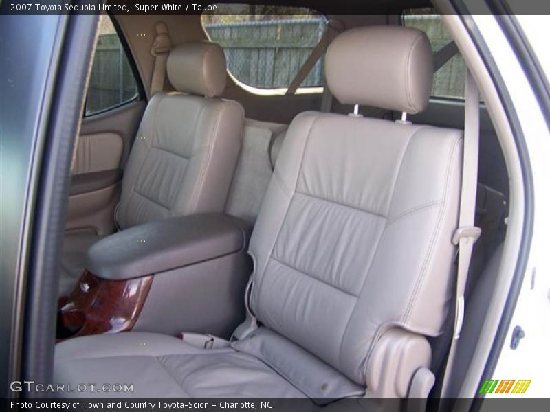Super White / Taupe 2007 Toyota Sequoia Limited
