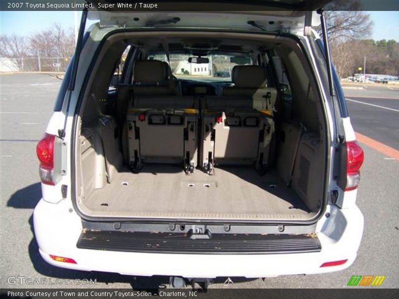 Super White / Taupe 2007 Toyota Sequoia Limited