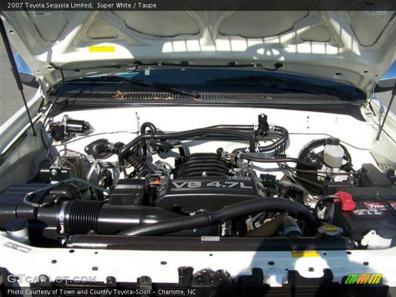 Super White / Taupe 2007 Toyota Sequoia Limited