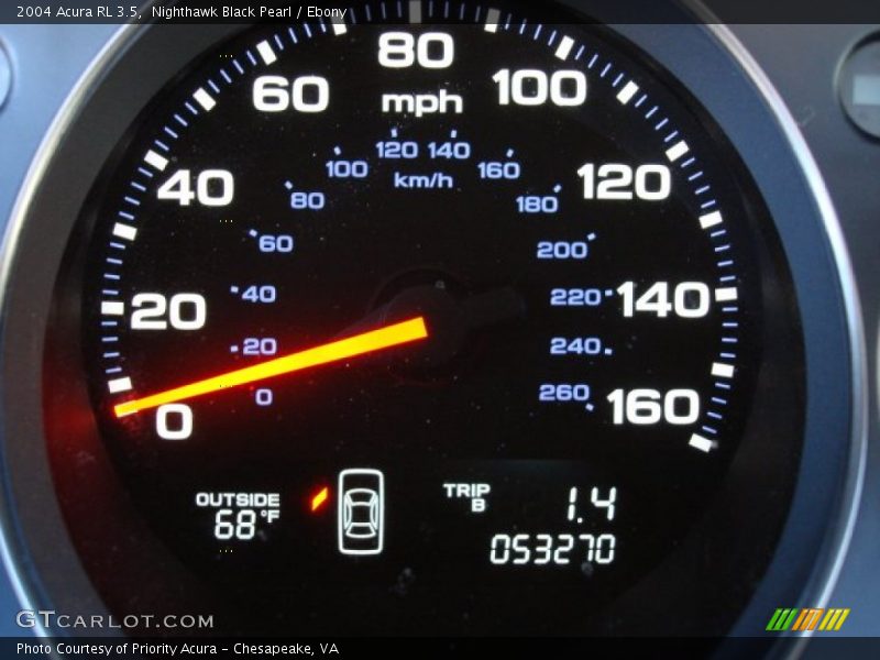 Nighthawk Black Pearl / Ebony 2004 Acura RL 3.5