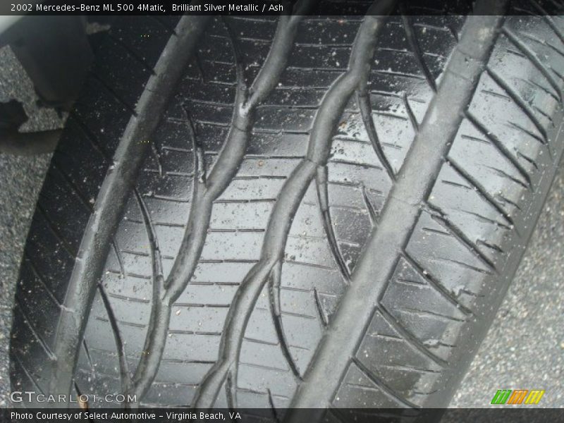 Brilliant Silver Metallic / Ash 2002 Mercedes-Benz ML 500 4Matic
