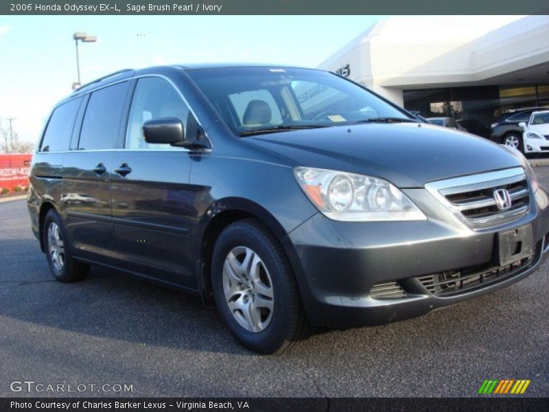 Sage Brush Pearl / Ivory 2006 Honda Odyssey EX-L