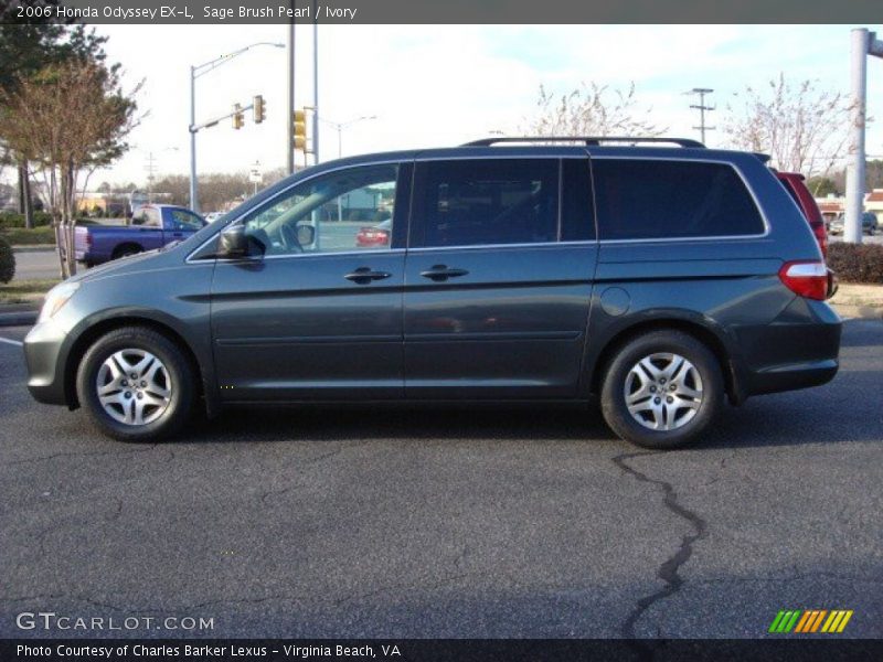 Sage Brush Pearl / Ivory 2006 Honda Odyssey EX-L