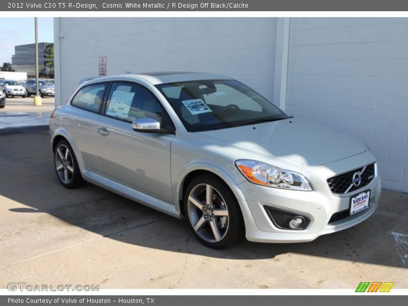 Cosmic White Metallic / R Design Off Black/Calcite 2012 Volvo C30 T5 R-Design