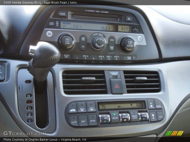 Controls of 2006 Odyssey EX-L