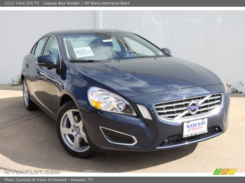 Caspian Blue Metallic / Off Black/Anthracite Black 2012 Volvo S60 T5