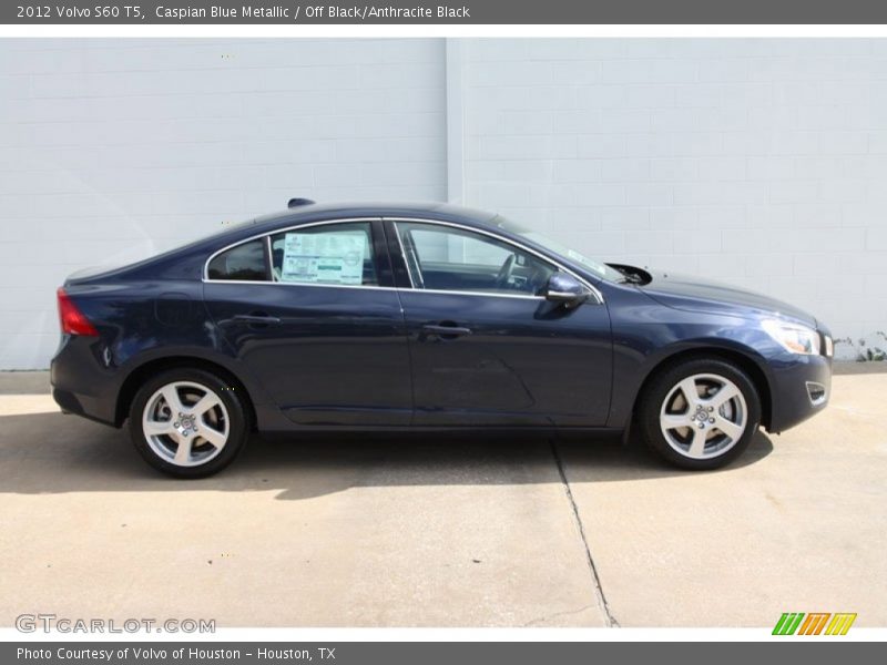 Caspian Blue Metallic / Off Black/Anthracite Black 2012 Volvo S60 T5