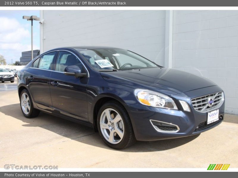 Caspian Blue Metallic / Off Black/Anthracite Black 2012 Volvo S60 T5