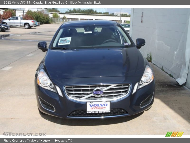 Caspian Blue Metallic / Off Black/Anthracite Black 2012 Volvo S60 T5