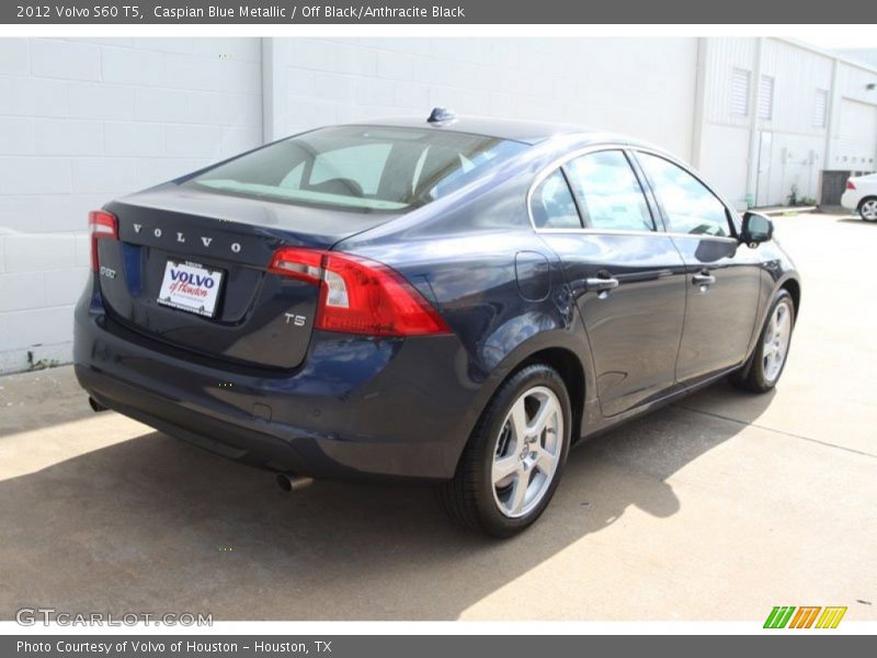Caspian Blue Metallic / Off Black/Anthracite Black 2012 Volvo S60 T5
