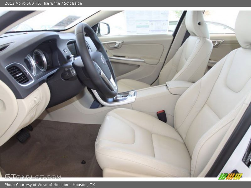 Ice White / Soft Beige 2012 Volvo S60 T5