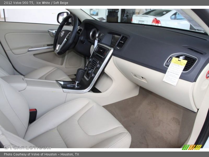 Ice White / Soft Beige 2012 Volvo S60 T5