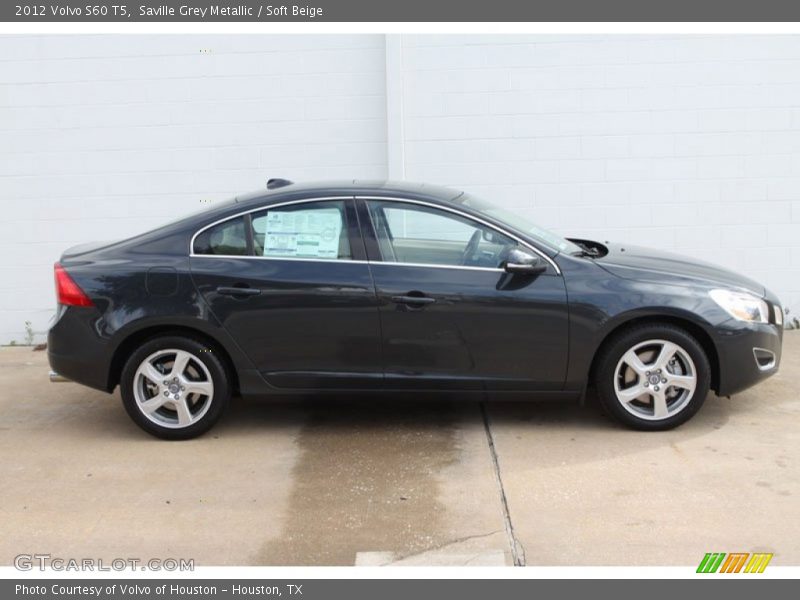 Saville Grey Metallic / Soft Beige 2012 Volvo S60 T5
