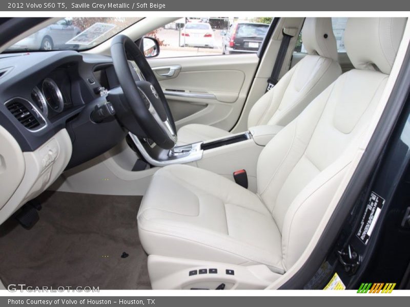 Saville Grey Metallic / Soft Beige 2012 Volvo S60 T5