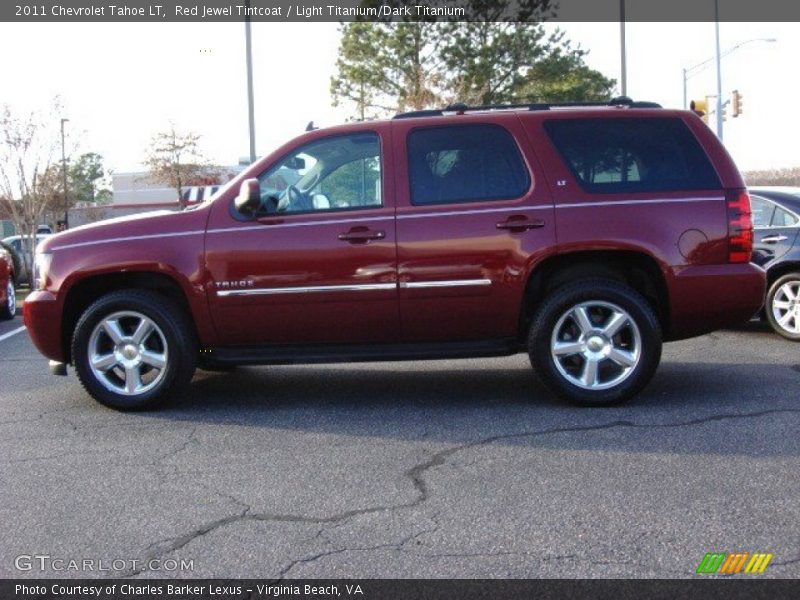 Red Jewel Tintcoat / Light Titanium/Dark Titanium 2011 Chevrolet Tahoe LT