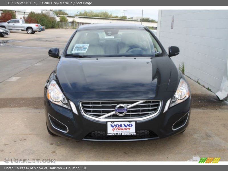 Saville Grey Metallic / Soft Beige 2012 Volvo S60 T5