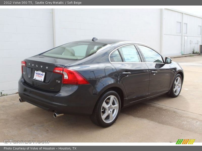 Saville Grey Metallic / Soft Beige 2012 Volvo S60 T5