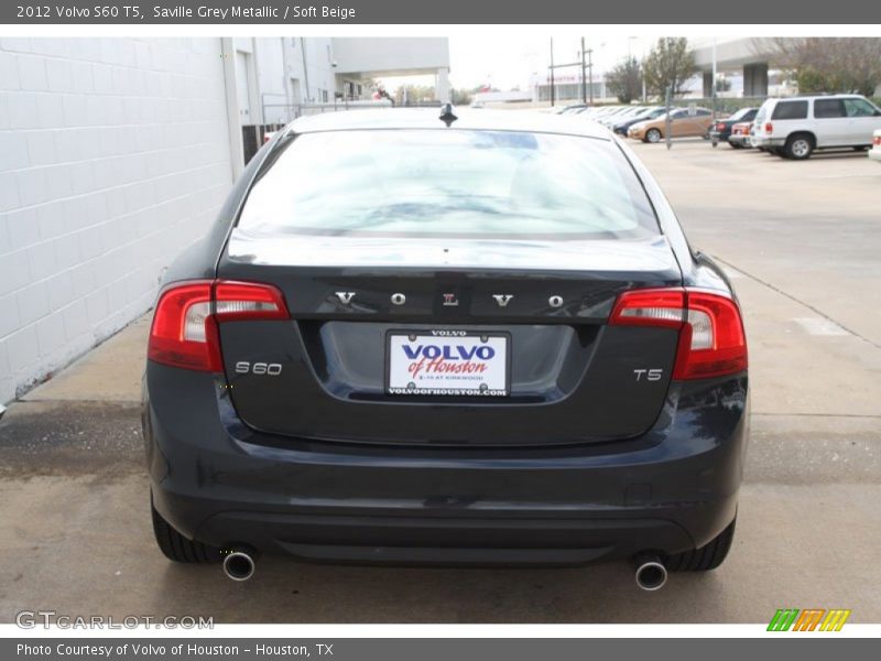 Saville Grey Metallic / Soft Beige 2012 Volvo S60 T5