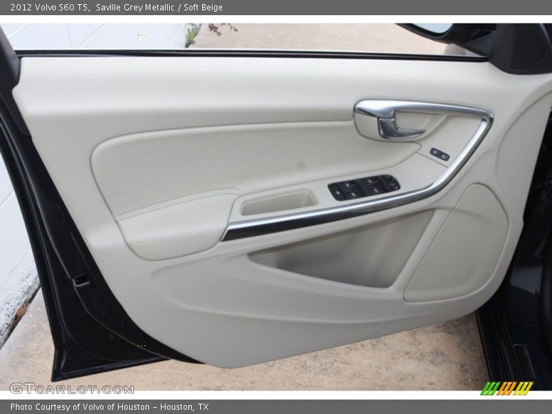 Saville Grey Metallic / Soft Beige 2012 Volvo S60 T5