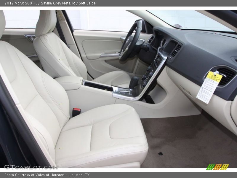 Saville Grey Metallic / Soft Beige 2012 Volvo S60 T5