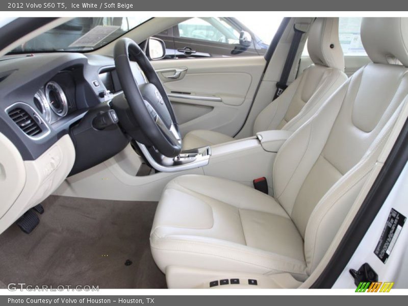 Ice White / Soft Beige 2012 Volvo S60 T5