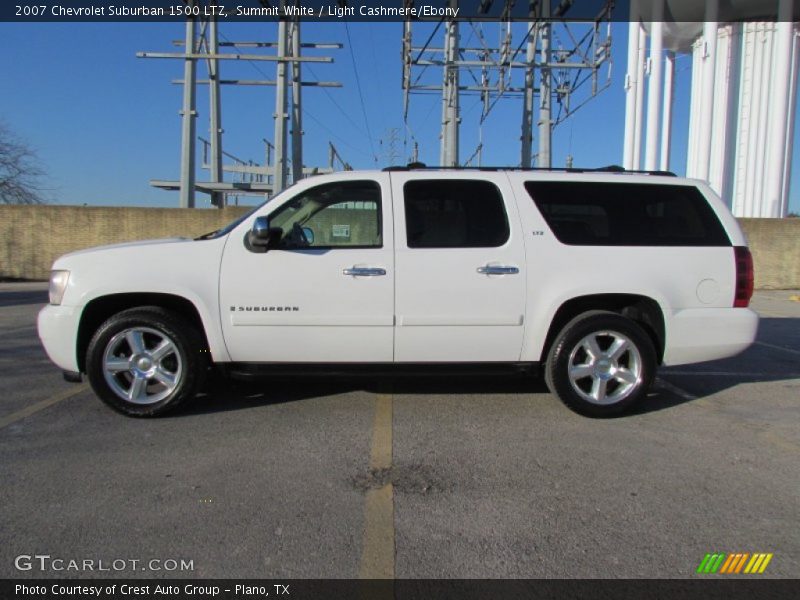 Summit White / Light Cashmere/Ebony 2007 Chevrolet Suburban 1500 LTZ