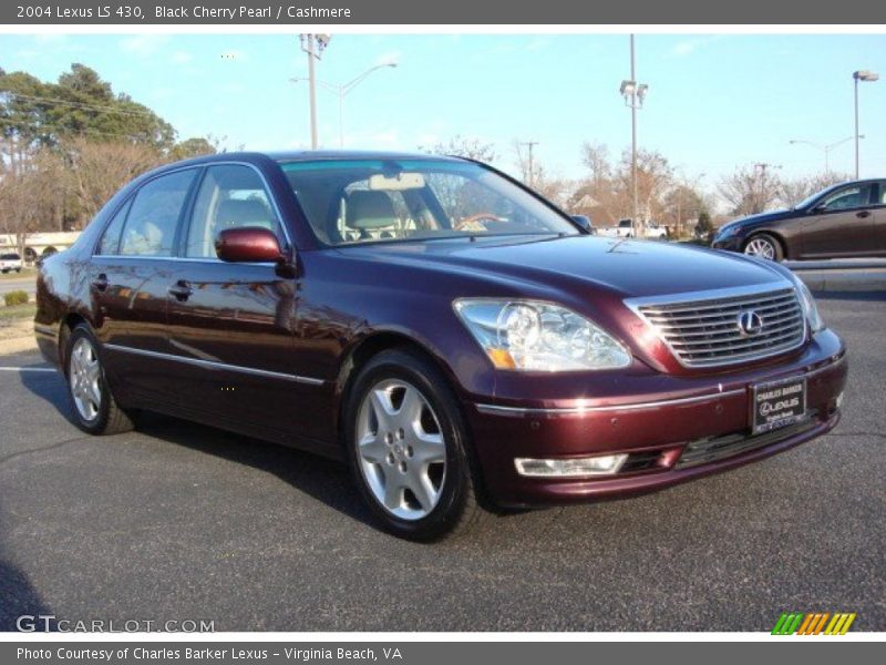 Black Cherry Pearl / Cashmere 2004 Lexus LS 430