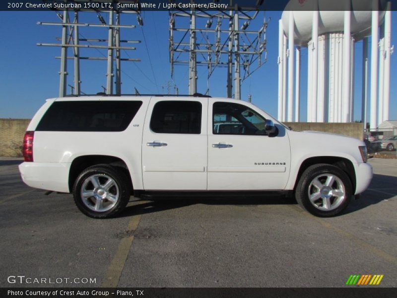 Summit White / Light Cashmere/Ebony 2007 Chevrolet Suburban 1500 LTZ