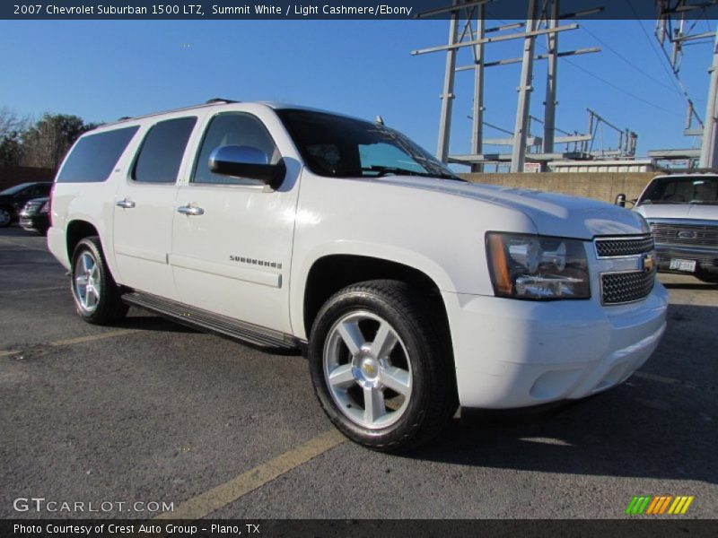 Summit White / Light Cashmere/Ebony 2007 Chevrolet Suburban 1500 LTZ