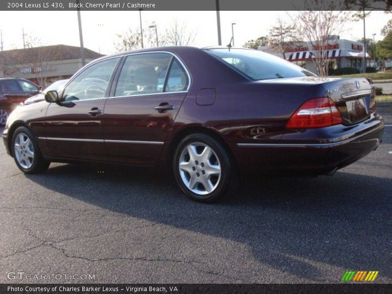 Black Cherry Pearl / Cashmere 2004 Lexus LS 430